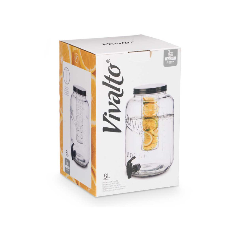 BROCCA CON REFRIGERANTE 8000ML NERO 