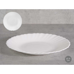 PLATO POSTRE CLASICO OPAL 19CM