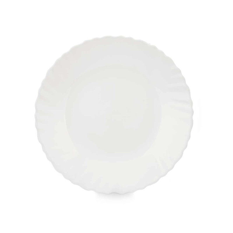 PLATO POSTRE CLASICO OPAL 19CM