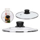 GLASS LID SILVER EDGE 20CM