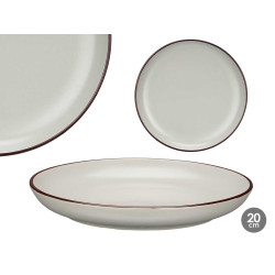 ASSIETTE DESERT 20 CM GRIS
