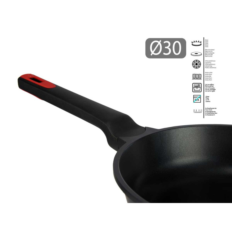 PADELLA 30CM IN ALLUM FUSO FULL IND MOLTEN