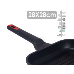 GRELHA 28X28 AL FUNDIDO FULL INDUCTION MOLTEN 