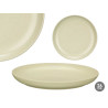 ASSIETTE PLATE 26 CM À POIS VERT CLAIR