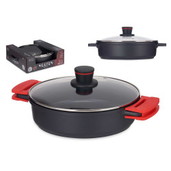  28X7,5CM FULL INDUCTION MOLTEN CAST ALUMINIUM POT