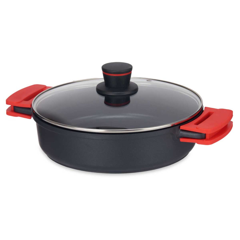  28X7,5CM FULL INDUCTION MOLTEN CAST ALUMINIUM POT