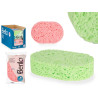 ESPONJA BANHO VEGETAL SORT 3 COR