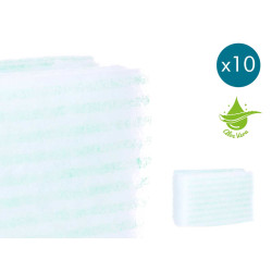 SET 10 ÉPONGES SAVONNEUSES 20X12CM