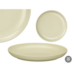 ASSIETTE DESERT 20 CM À POIS VERT CLAIR