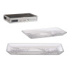 CONJ 2 BANDEJAS MADLEN CRYSTALLINE 22X12CM