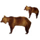 COJIN SILUETA OSO 78CM LARGO