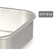 25X18CM ALUMINIUM ROASTING PAN