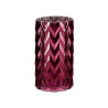 SPIKE SPRAYED GLASS VASE DARK PINK