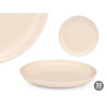 ASSIETTE DESERT 20 CM À POIS CRÈME