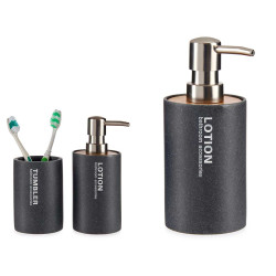 DOSIFICADOR BAÑO DE RESINA GRIS