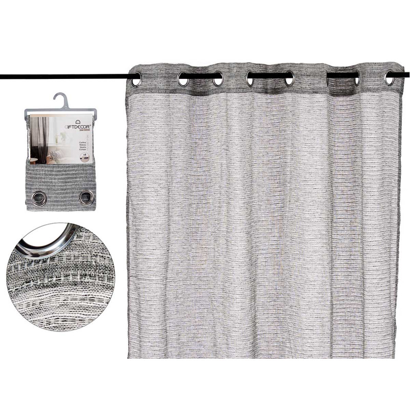 140X260 CM GREY CURTAIN 