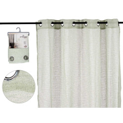 RIDEAU DENTELLE MENTHE 140X260 CM
