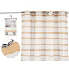 TENDINA RIGHE MARRONE 140X260 CM