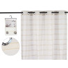 CORTINA VISILLO COM RISCAS BEGE 140X260 CM
