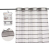 CORTINA VISILLO COM RISCAS GRIS 140X260 CM