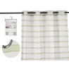 CORTINA VISILLO COM RISCAS VERDE 140X260 CM