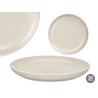 ASSIETTE DESERT 20 CM À POIS GRIS CLAIR