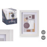 PORTAFOTO PARETE LEGNO PASSE-PARTOUT 10X15CM BIANC