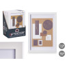 18X24CM WHITE PASSE-PARTOUT WOOD PHOTOFRAME 