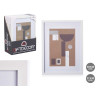 21X30CM WHITE PASSE-PARTOUT WOOD PHOTOFRAME 