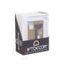 21X30CM WHITE PASSE-PARTOUT WOOD PHOTOFRAME 