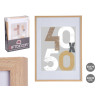 MOLDURA MAD PAREDE PASSE-PARTOUT 40X50CM NATURAL 
