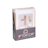 40X50CM NATURAL PASSE-PORTOUT WOOD PHOTOFRAME 