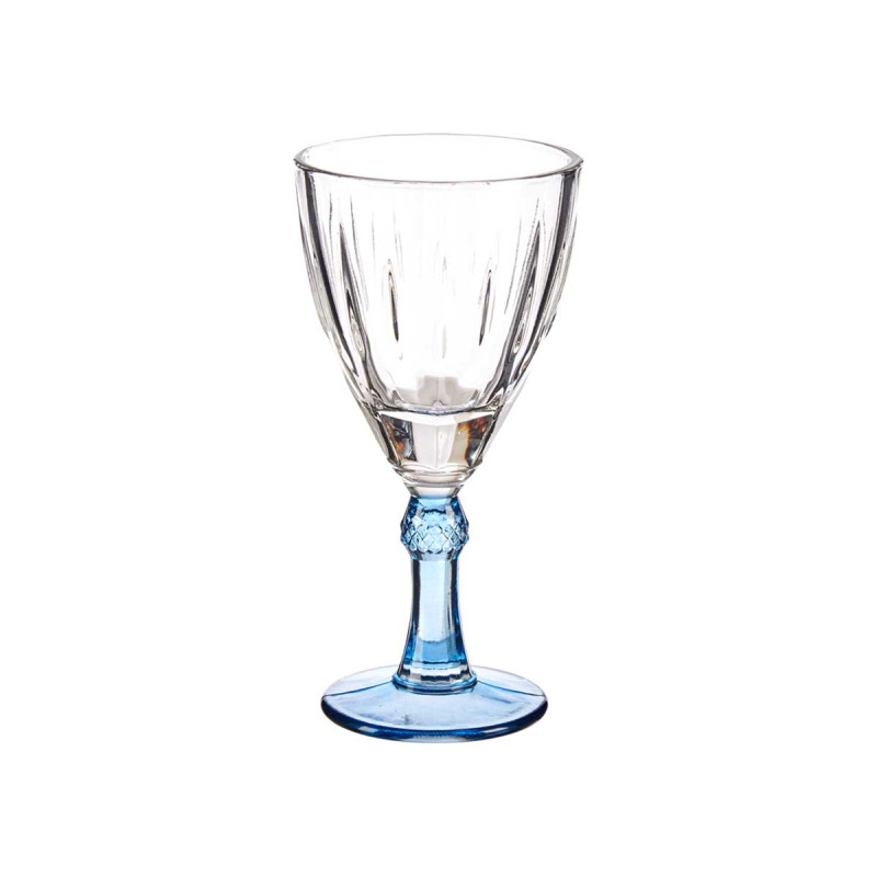 COPA VINO COLOR AZUL 275ML