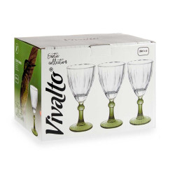 COPA VINO COLOR VERDE 275ML