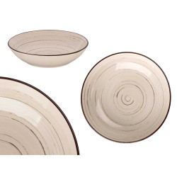 SOUP BOWL 21CM EARTH SPIRAL