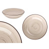 ASSIETTE CREUSE 21 CM SPIRAL TERRE