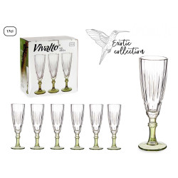 BICCHIERE CAVA COLORE VERDE 170ML