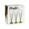 BICCHIERE CAVA COLORE VERDE 170ML