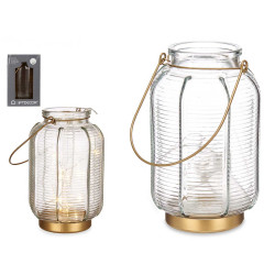 LANTERNA LED RISCAS ALTA TRANSPARENTE
