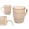 CANECA 300ML 8,6 X 10,6 CM ESPIRAL COR TERRA