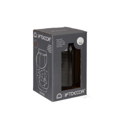 LANTERNA LED RISCAS ALTA CINZENTO
