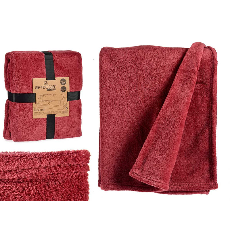 COPERTA CORALLO 125X150CM ROSA FORTE