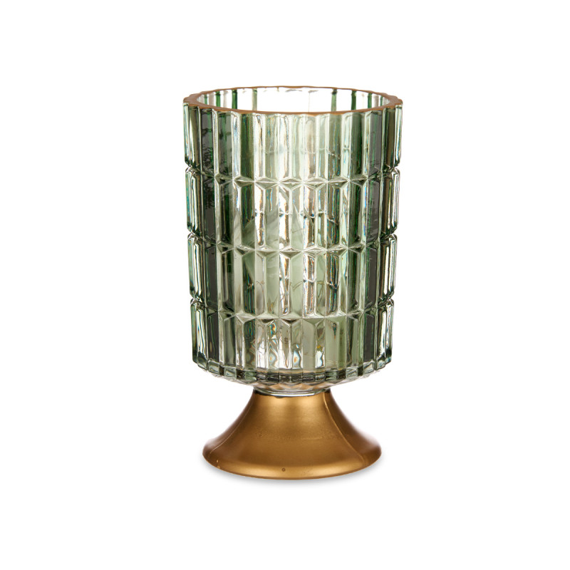 LANTERNA LED BASE METALLO VERDE