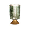 LANTERNA LED BASE METALLO VERDE