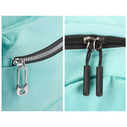 SAC À DOS DE VOYAGE VERT PÂLE