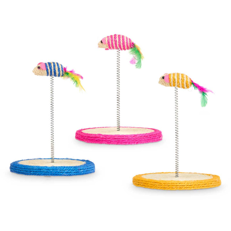 TIRAGRAFFI TOPOLINO CORDA MOLLA ASS 3 COLORI