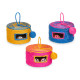 TIRAGRAFFI CORDA PALLINA CAMPANELLI ASS 3 COLORI