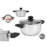 INDUCTION SAUCEPAN 20 CM GLASS LID