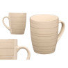 MUG 300 ML 8,6 X 10,6 CM GRAY SPRIAL