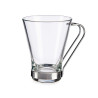 TASSE VERRE POIGNÉE MÉTAL 200 ML CAFÉ AU LAIT 